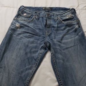 Mens silver Jean's